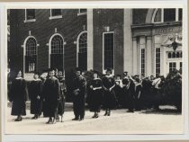 Graduates outside Savery Library, Talladega College