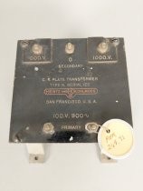 C. W. Plate Transformer