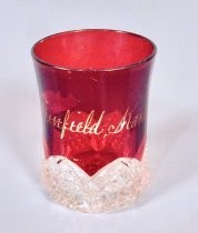 Wittfield, Kansas souvenir glass