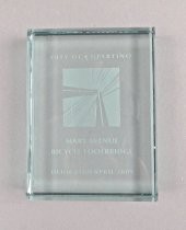 Mary Avenue Bicycle Footbridge Paperweight