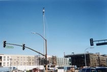 "Flag Poll Work and Santana Row Construction"