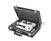 Fargo Company tape recorder hidden in briefcase