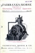 Fairbanks, Morse & Co. Alternating Current Apparatus