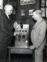 Lee de Forest with de Forest radiophone