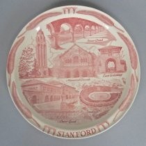 Stanford University plate