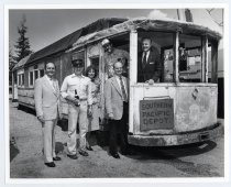 Trolley car 124 before restoration