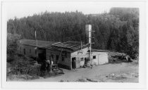 Cold storage shed and power house built by Irvin Fisher