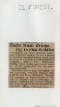 Radio Music Brings Joy to Sick Kiddies