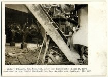 Earthquake damage to Victory Theater