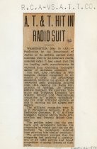 A.T. & T. Hit In Radio Suit