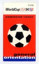 World Cup USA 94 Admission Ticket: General Orientation