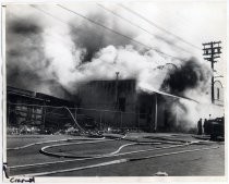 James Transfer and Storage Warehouse fire