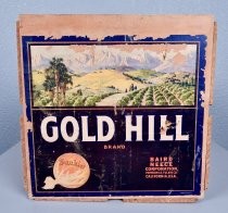 Gold Hill Brand oranges fruit crate