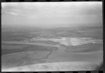 Alaskan mountains from plane, U.S. Air Force planes