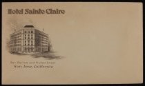 Hotel Sainte Claire envelope, c. 1930