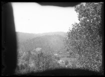 Aerial view of Santa Cruz Mountains town