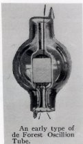 Early type of de Forest oscillion tube