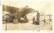 Fred Roebuck and Ralph M. Heintz with Pabco Pacific Flyer Collector's Home Filling Up