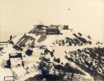 Lick Observatory in the snow