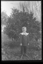 Young boy in suit