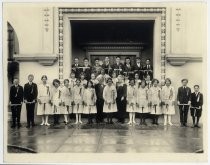 Group portrait, Horace Mann Class of February 1923