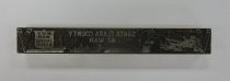 Santa Clara County at War printing block