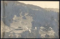 Aerial view of Carmons Ranch, New Almaden, 1918