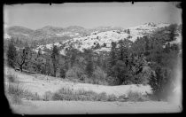 "Snow scene, Mendicino County"