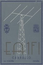 Station EA1F1 QSL Card