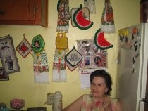 Bertha Lopez at home, 2006