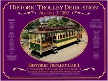 Historic Trolley Car 1 Dedication