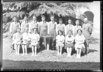 "Evergreen Graduation 1940" class portrait