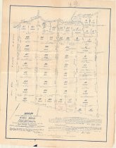 Map of the subdivision of the property of Kirk Bros. being a portion of the Narvaez Rancho