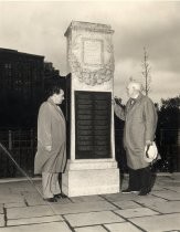 Lee de Forest at "Memory of Wireless Operators" memorial