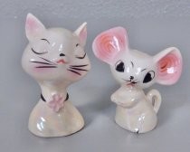 Cat and mouse salt & pepper shakers