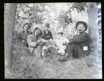 Group portrait under the trees