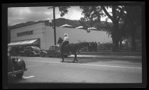 Al Kearney on horseback near Safeway