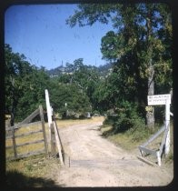 Entrance to ranch land