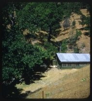 Ranch building in foothills