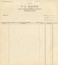 Thornberg Papers: Thornberg Electrical Works letterhead