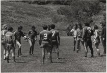 Earthquakes players at practice