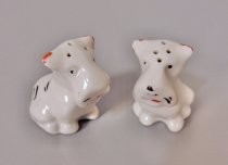 White Scotties salt & pepper shakers