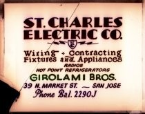 St. Charles Electric Co. card template