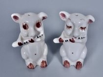 Flute playing pigs salt & pepper shakers