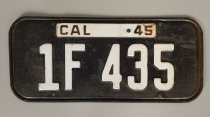 California license plate 1F435