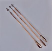 3 archery arrows in case