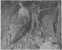 Miners at work, New Almaden