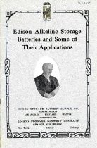 Edison: Alkaline Storage Battery company publications (2), 1915, 1926