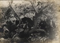 "John at 16, with school picnic"