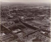 Aerial view of Santa Clara looking northwest, c. 1969